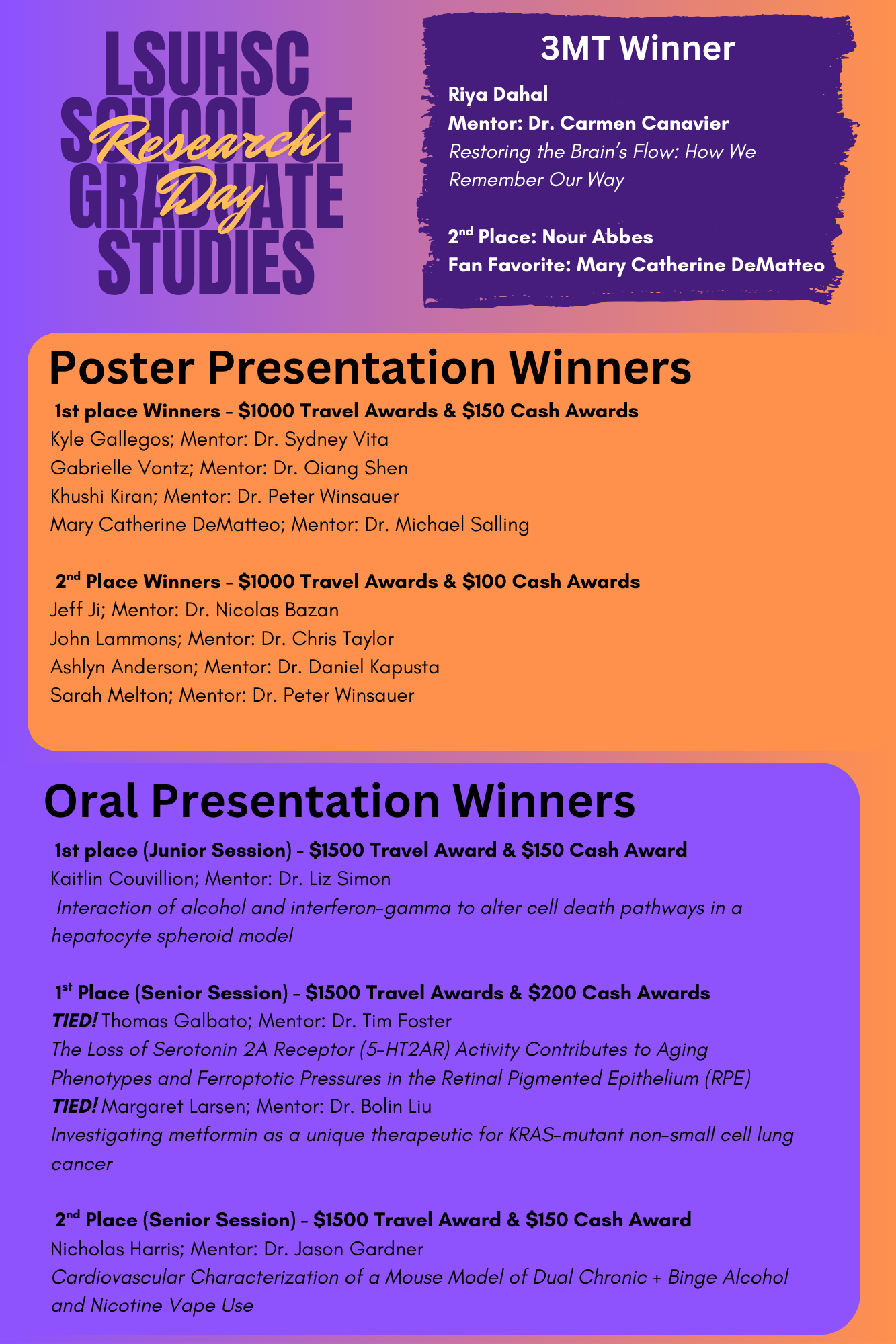 Research Day Press Release